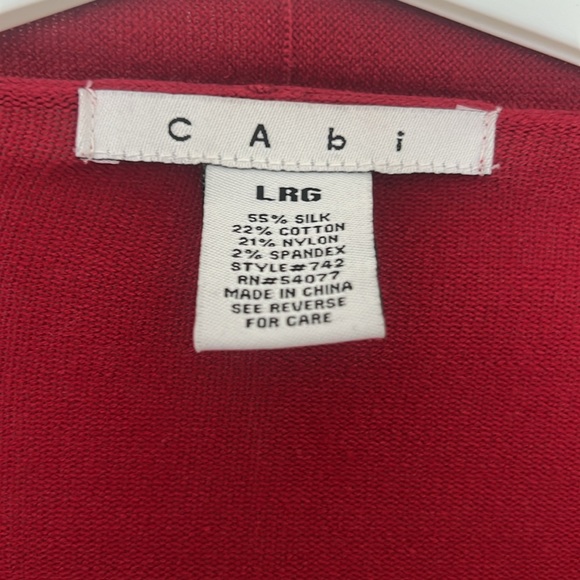 Cabi red cardigan - Picture 2 of 3